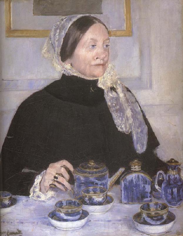 Mary Cassatt Dame prenant le the France oil painting art